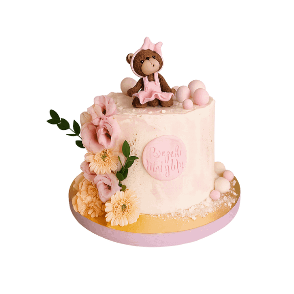 Tort Miś dziewczynka