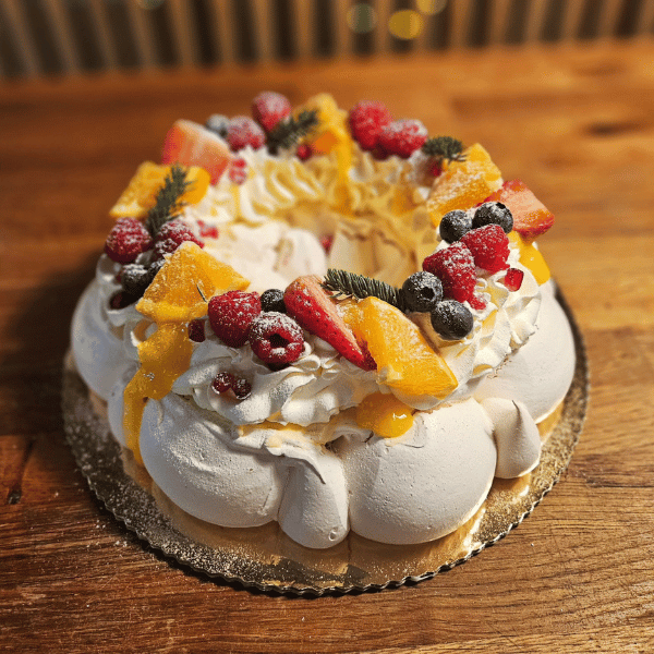 Świąteczny Wieniec Owocowy